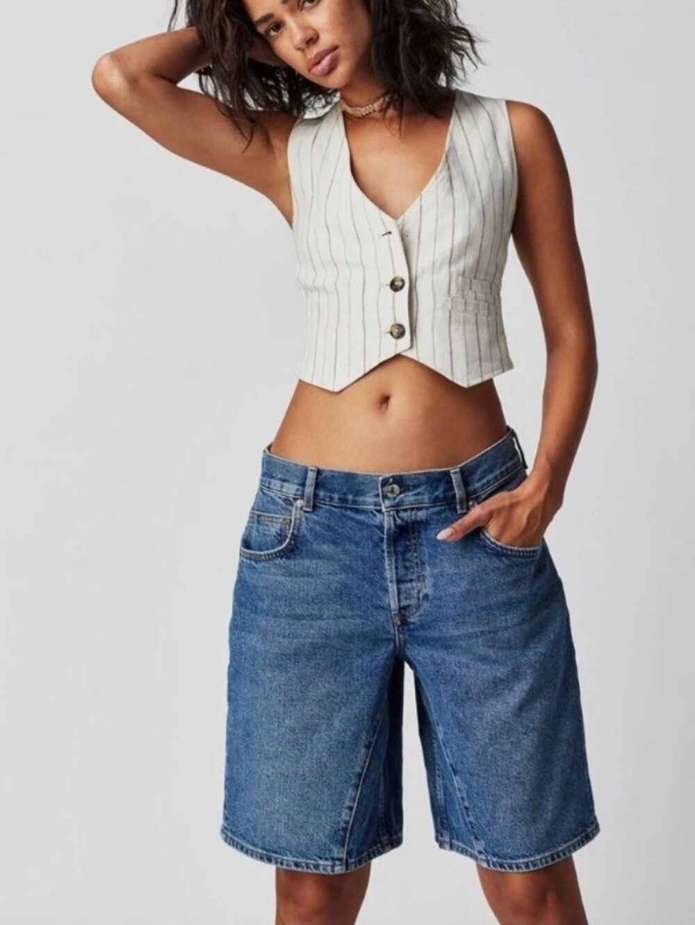 Free People Bermuda Shorts